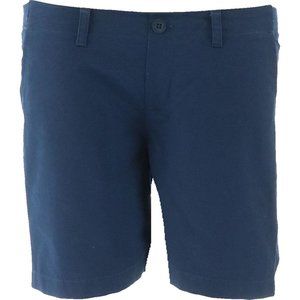 NWT LANDS'‎ END UNIFORM GIRL'S PULL ON CHINO SHORTS CLASSIC NAVY LARGE